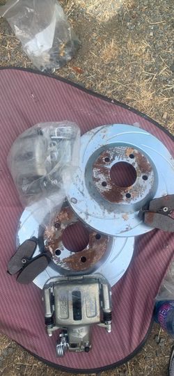 @1987 Ford Mustang Summit Racing disc brake rotor & caliper kit @