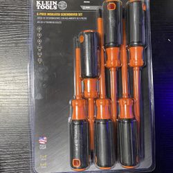 Klein Tools Screwdriver Set, 1000 Volt Insulated, 6-Piece