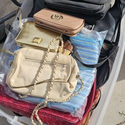Used And New Women Bags And Wallets Some Vintage New And Use All Together 