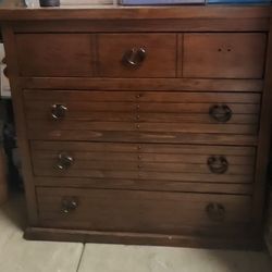 Solid Oak Wood Dresser