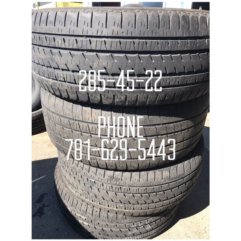 Used Tire For Sale 285/45/22 $300 All Four installed