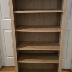5 Shelf Wood Bookcase