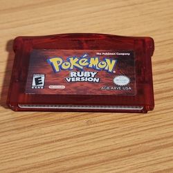 Pokemon Ruby Gameboy Advance 