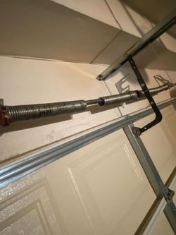 Broken spring garage doors