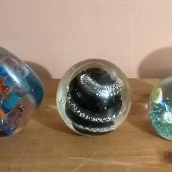 Vintage Rare Lot Of Low Numbered Edition Paperweights