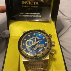 Invicta Gold Watch