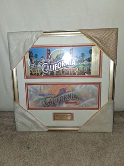 Disney's California Adventure Grand Opening Framed Commemorative Passport