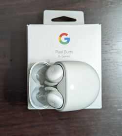 Google pixel A series buds white and grey