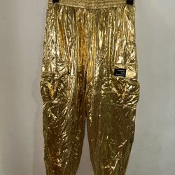 Pants Size L Gold