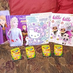 Coloring Book And Crayola Crayons  $1.50 Each