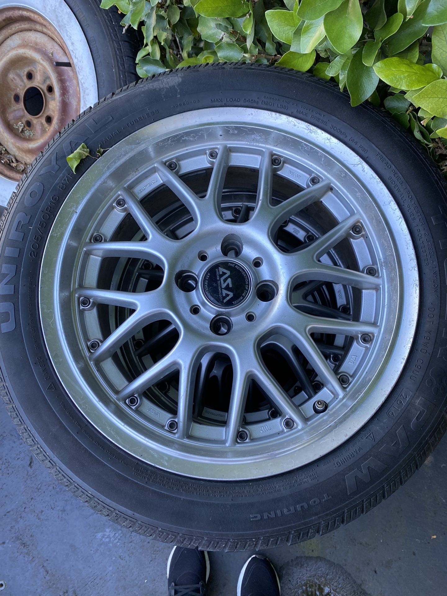 ASA Wheels. 16 X 8, 38 Offset. 4x100 Bolt Pattern