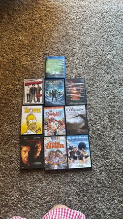Lot of 10 DVDs and Blu-rays