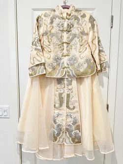 Hand Made Gown Set - Size 6 Originally $1200