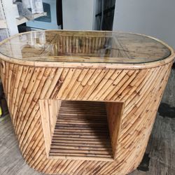 Bamboo coffee table