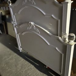 FULL SIZE WHITE COLOR BED FRAMES- ASHLEY BRAND