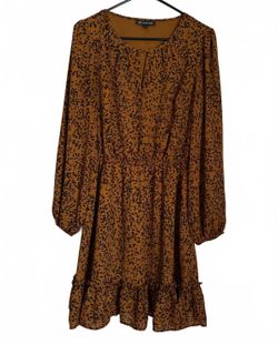 Inc International Concepts Dress Size Medium Animal Print Retro Coquette Girl