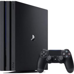 PS4 Pro with, 2 Controllers, PlayStation Eye, Upgraded Hdd
