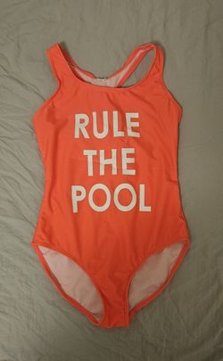 Pink Swim Suit Size Girls (10-12)