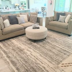 Beige Couch Loveseat by Cindy Crawford 