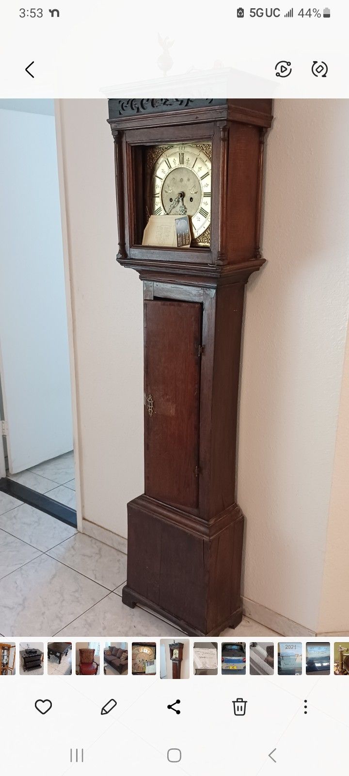 James Clarke Frome Antique English Clock $250obo
