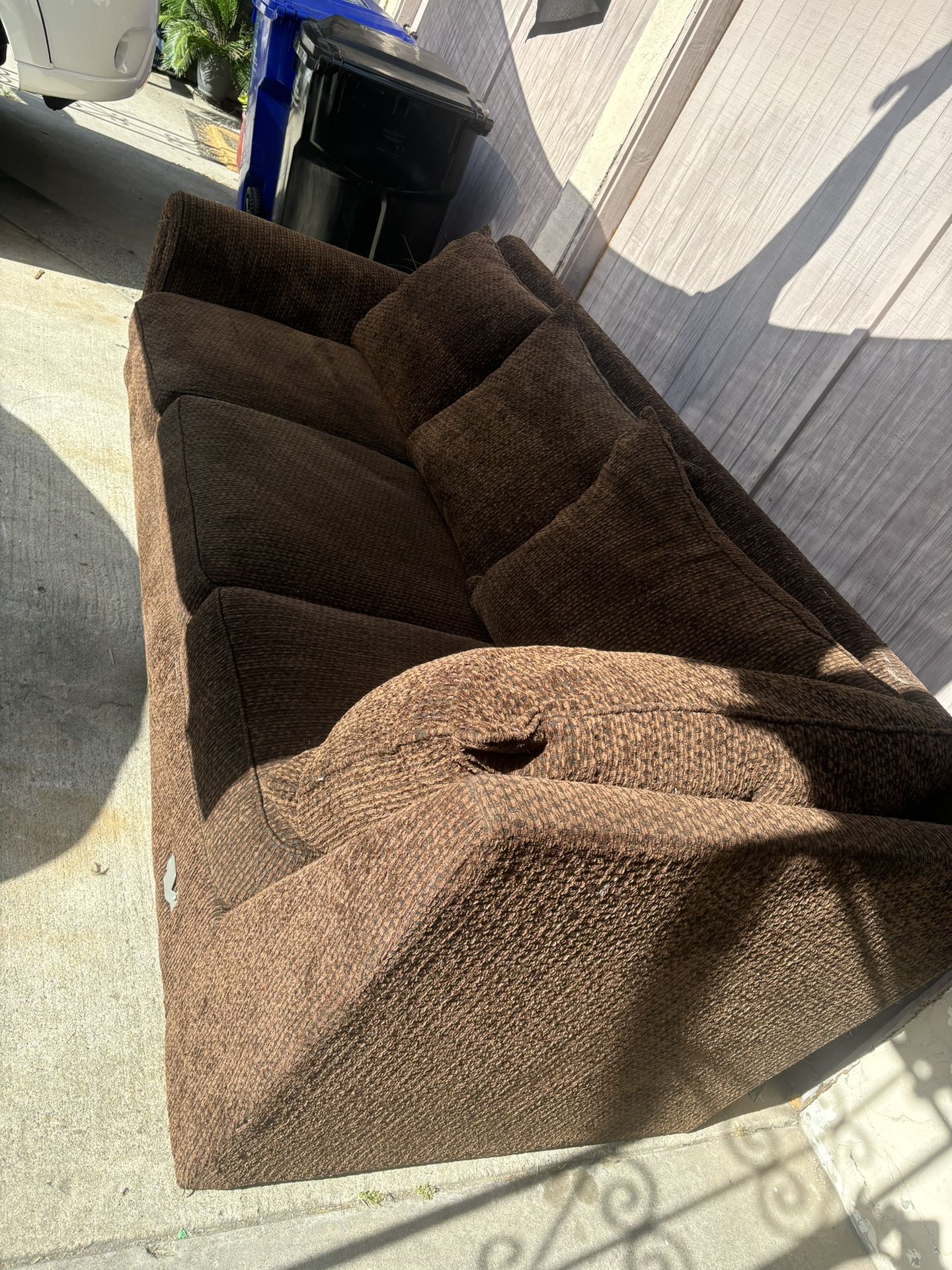FREE!! Huge Comfy Brown Sofa