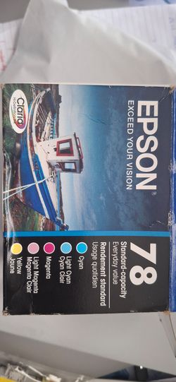Epson T78 Cyan/Magenta/Yellow/Light Cyan/Light Magenta Standard Yield Ink Cartridge,