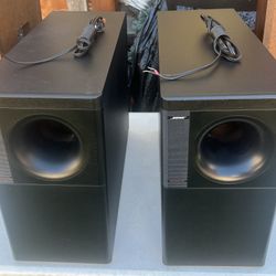 2 Bose Acoustimass 5 Series III Direct/Reflecting Speaker System Subwoofer Black