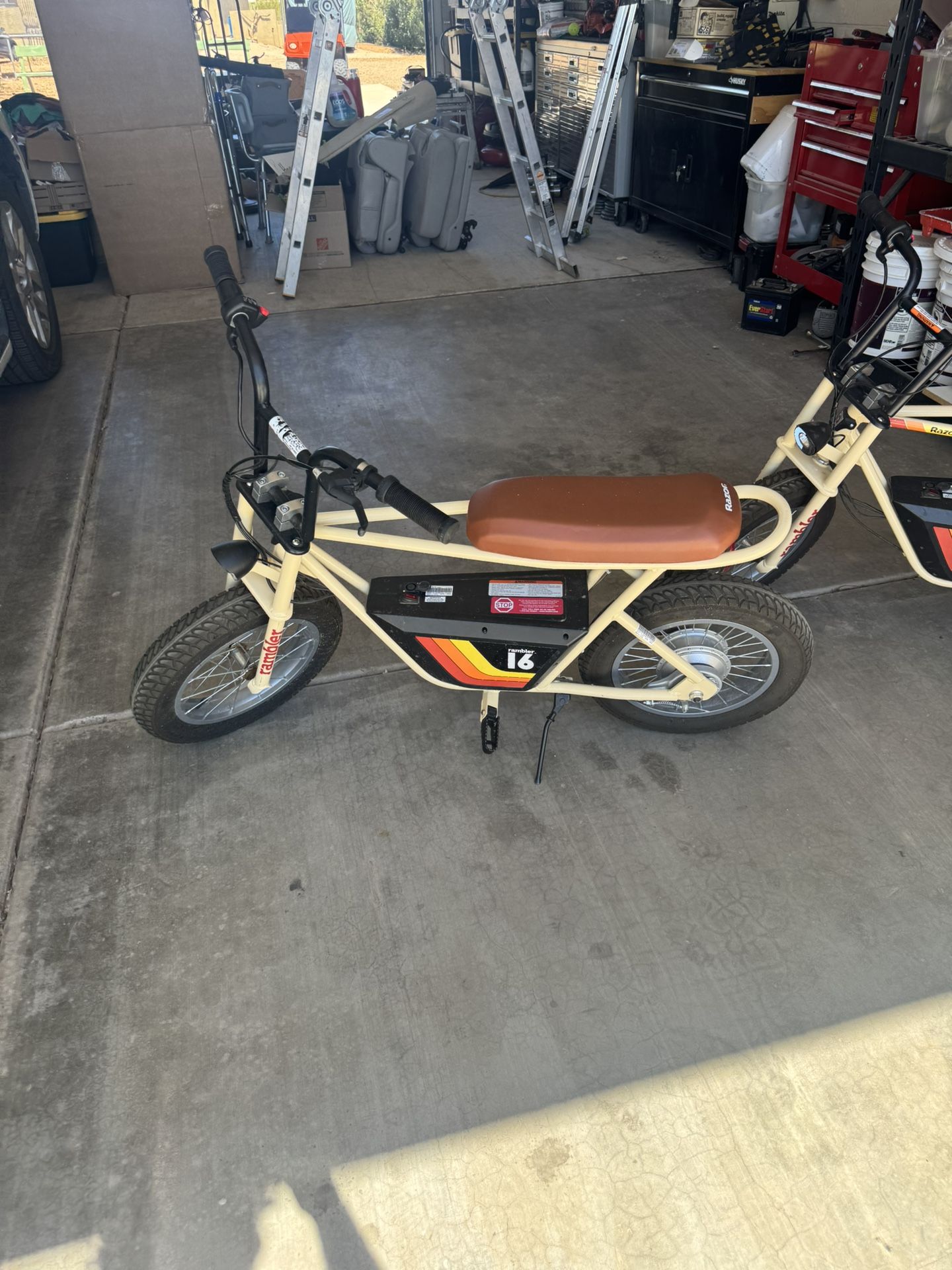Razor Rambler 16 Electric Bikes (two of them)