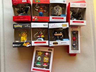 Hallmark Christmas Ornaments Bundle – 9 Pieces