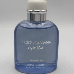 Dolce gabbana light blue beauty of capri edt 4.2oz