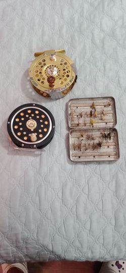 Fishing reels 2 and fly lures