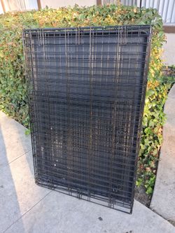 Large Black Wire Dog Crate 42x30x28