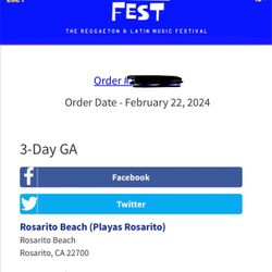 Baja Fest GA Bracelet