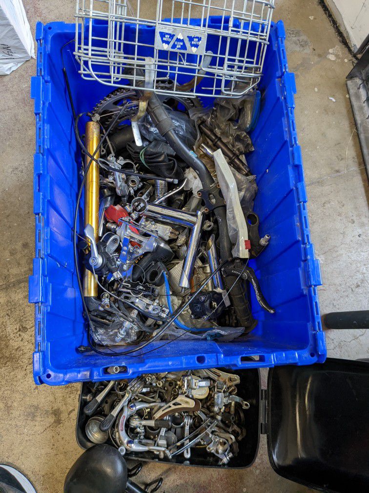 Bicycle parts lot