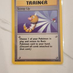 Scoop Up 78/102 Shadowless Base Set Pokémon TCG card Regular Rare - NM