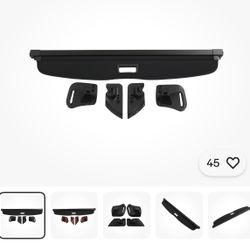 For 2020-2024 Tesla Model Y Retractable Trunk Cargo Cover Luggage Shade Shield