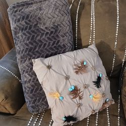 Blanket and matching pillow