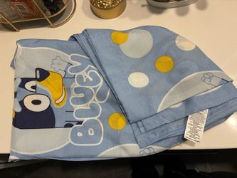 Bluey shower curtain