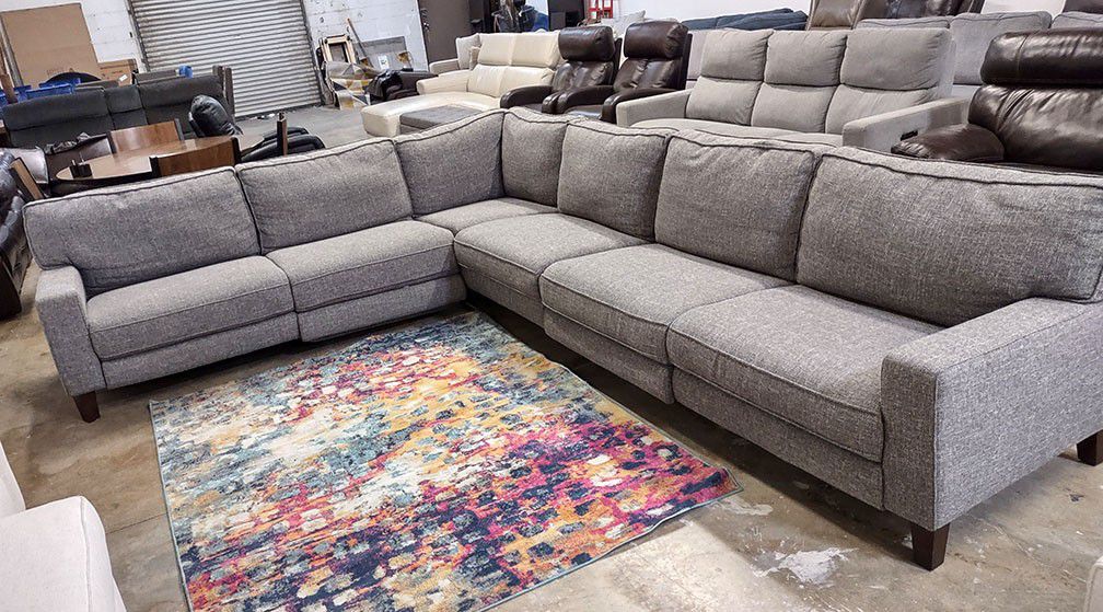 Presley Fabric Power Reclining Sectional Sofa