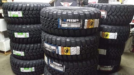 New mud and all terrain tires. $10 take home layaway. Ulohos 2940 N Keystone Mon-Sat 10-6pm