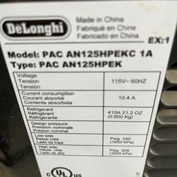 Delonghi Pinguino PAC AN125HPEK
