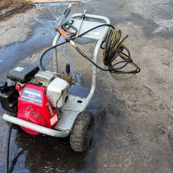 Gas Powered Honda 6HP 2750 PSI 2.5 Pressure Washer On Quick Connects Plus 50 Feet of HD HOSE