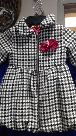 Penelope Mack Kids Plaid Coat Size 4T