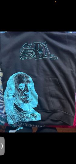 Sdl hoodie blue rhinestone
