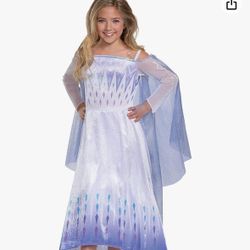 NEW Frozen Snow Queen Elsa Deluxe Costume for Kids. - Dress 4-6X