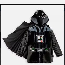 Disney Store Darth Vader Rain Coat Size 5/6