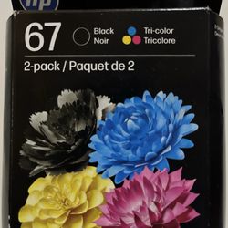 HP 67 Black And Tri-Color Ink Cartridges