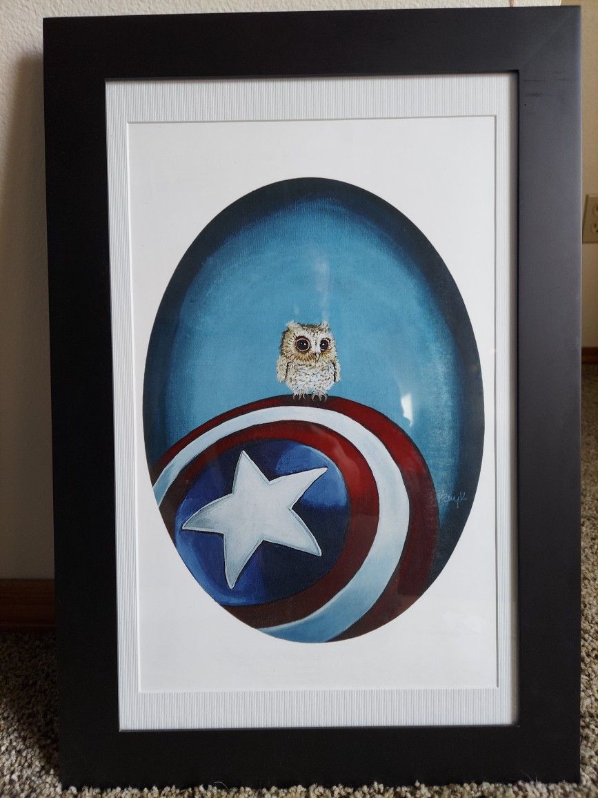 Captain America Sheild Wall Art