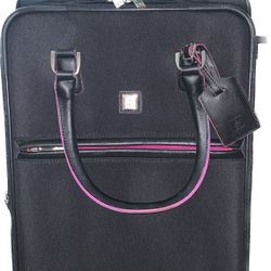 Diane Von Furstenberg 21" Black Carry-On 2-wheel Suitcase