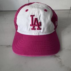 Pink Toddler LA Dodgers Hat